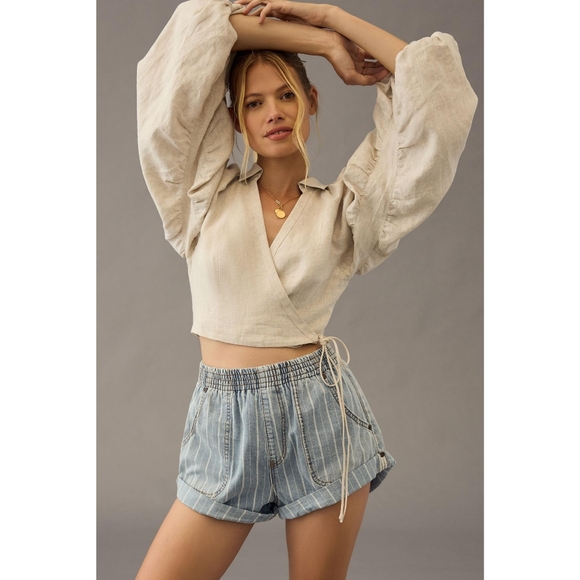 One Teaspoon Pants - One Teaspoon • Le Stripe Hunters Relaxed Shorts